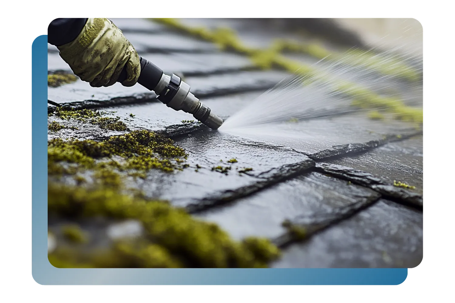 demoussage de toitures valognes